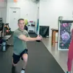 Medicine Ball Lunge Twist