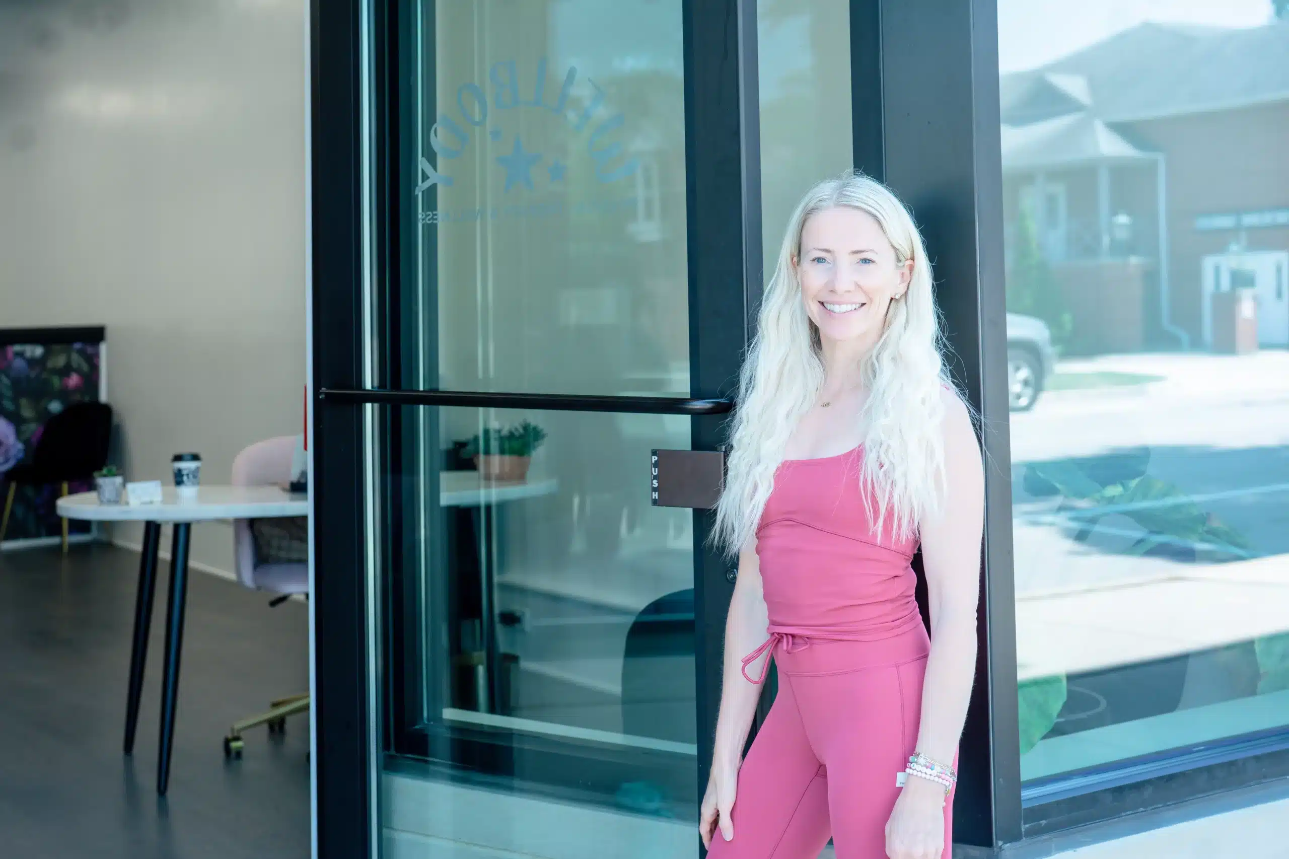 Wellness Studio Entrance Portrait