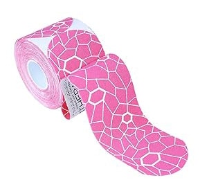 TheraBand waterproof kinesiology tape, 20 precut strips with XactStretch markers
